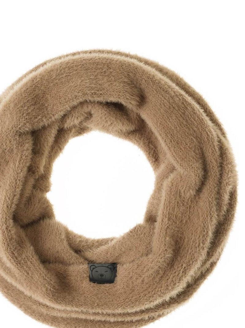 Ensemble Snood Bonnet Gants Etama - Made in UE Marron clair - Kiabi