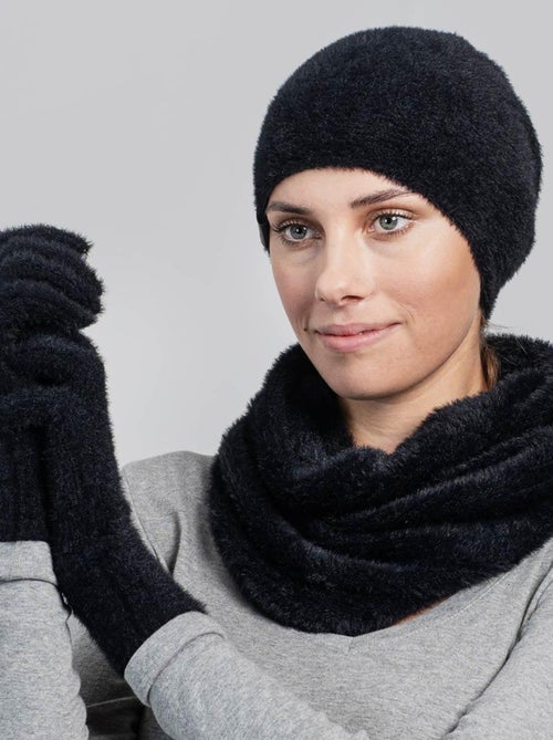 Ensemble Snood Bonnet Gants Etama - Made in UE - Kiabi