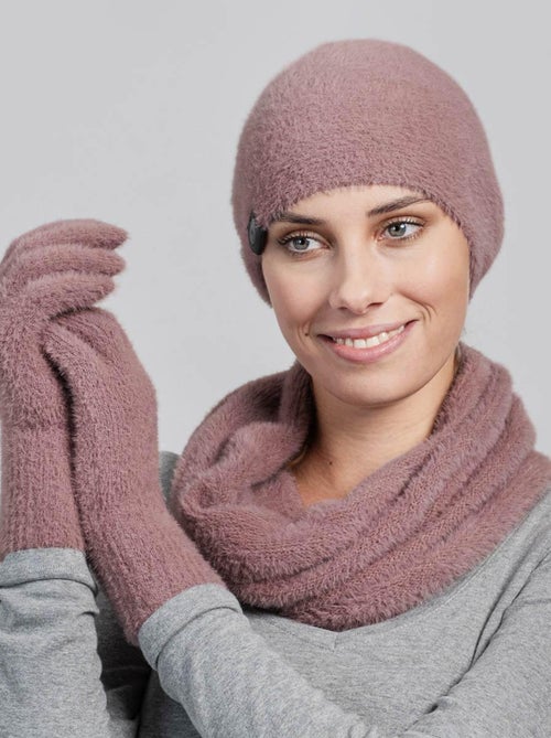 Ensemble Snood Bonnet Gants Etama - Made in UE - Kiabi