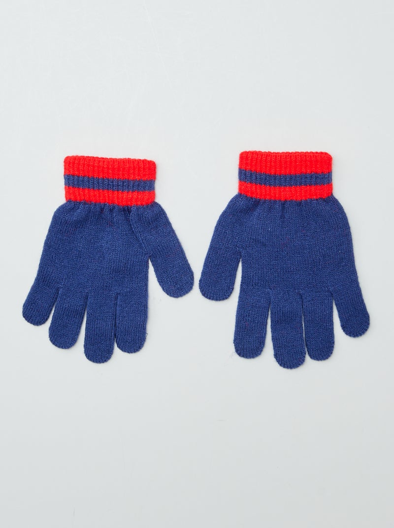 Pack Bonnet Écharpe Et Gants Garçon Spiderma - Ensemble Hiver Enfant Chaud