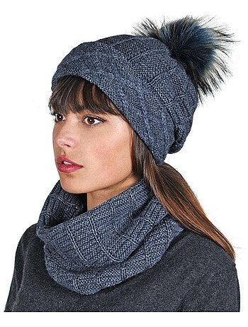 Ensemble Snood Bonnet Komin - Made in UE