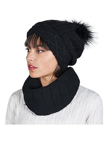 Ensemble Snood Bonnet Komin - Made in UE