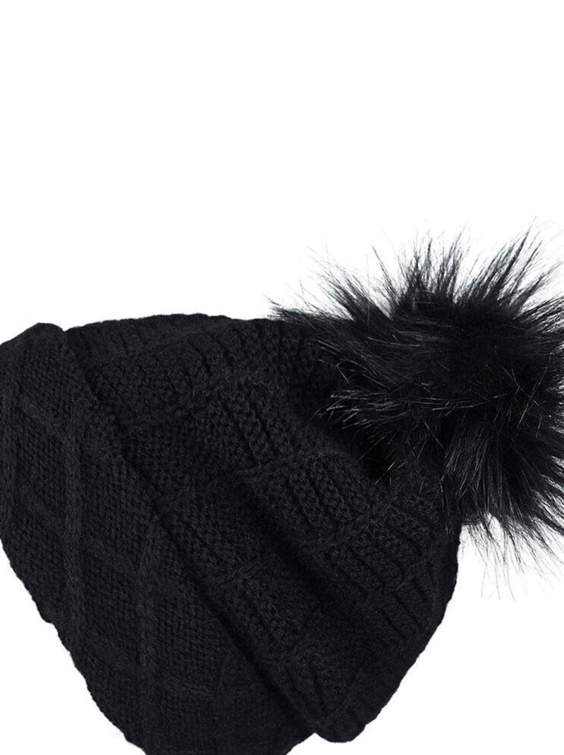 Ensemble Snood Bonnet Komin - Made in UE Noir - Kiabi