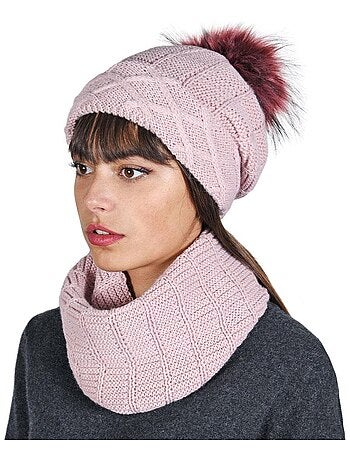 Ensemble Snood Bonnet Komin - Made in UE