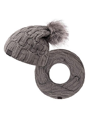 Ensemble Snood Bonnet Maribel - Made in UE