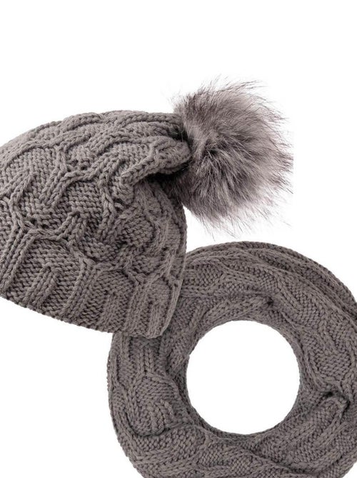 Ensemble Snood Bonnet Maribel - Made in UE - Kiabi