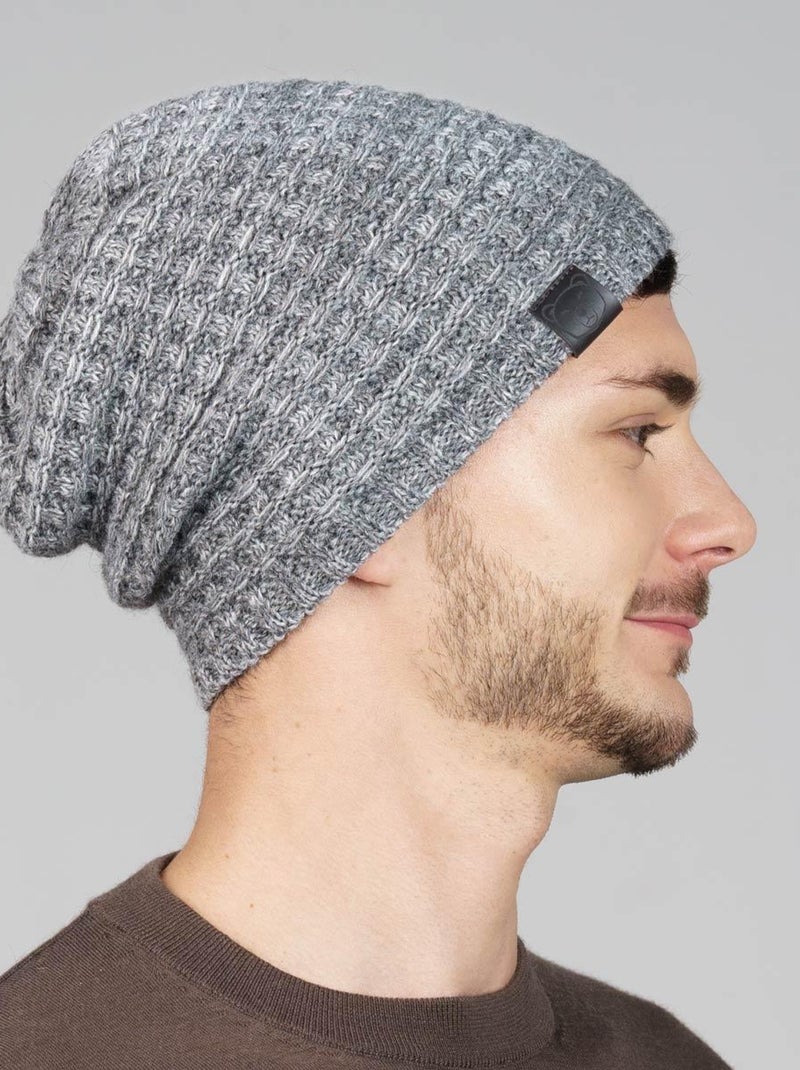 Ensemble Snood Bonnet Maxim - Made in UE Gris - Kiabi