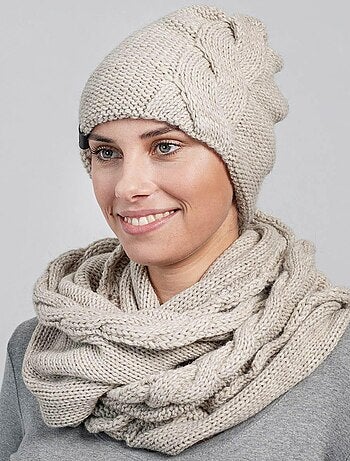 Ensemble Snood Bonnet Moyna - Made in UE