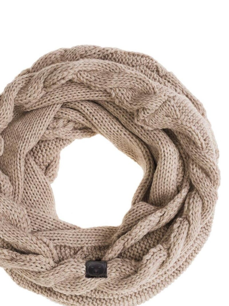 Ensemble Snood Bonnet Moyna - Made in UE Beige - Kiabi