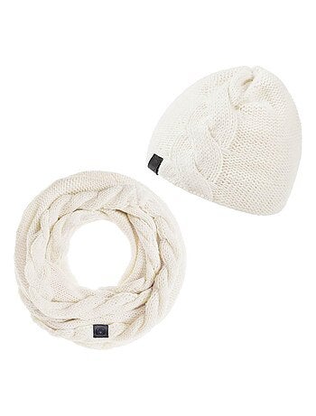 Ensemble Snood Bonnet Moyna - Made in UE