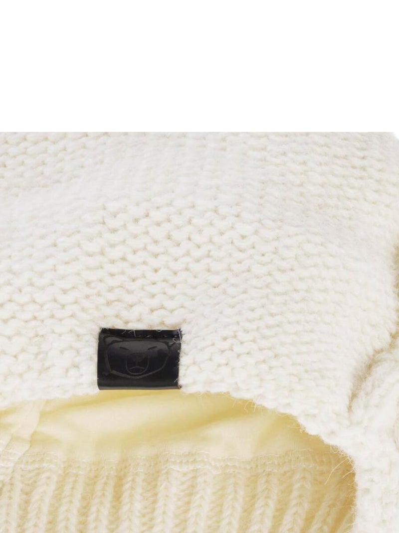 Ensemble Snood Bonnet Moyna - Made in UE Blanc - Kiabi