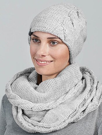 Ensemble Snood Bonnet Moyna - Made in UE