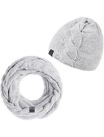 Ensemble Snood Bonnet Moyna - Made in UE