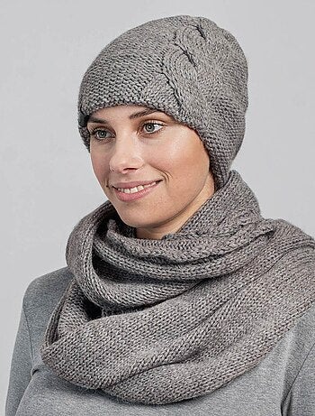 Ensemble Snood Bonnet Moyna - Made in UE