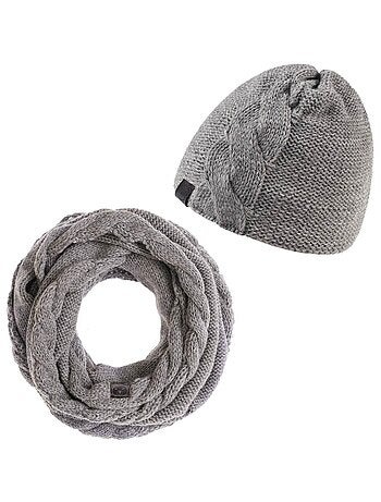 Ensemble Snood Bonnet Moyna - Made in UE