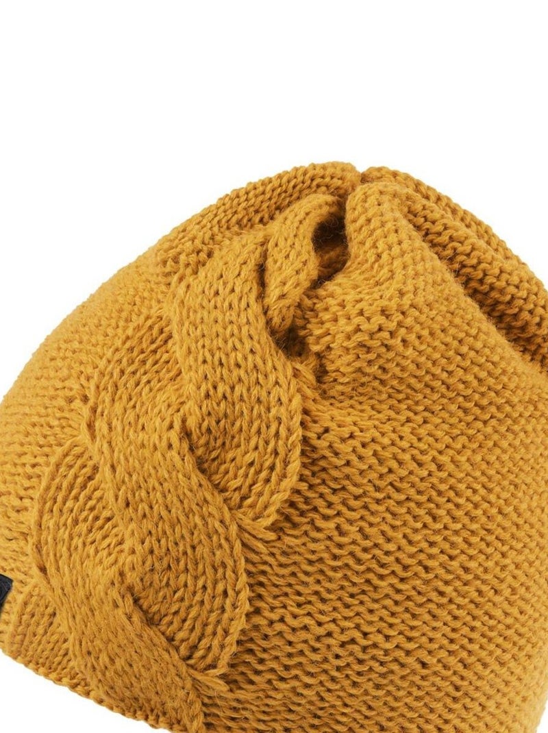 Ensemble Snood Bonnet Moyna - Made in UE Jaune moutarde - Kiabi