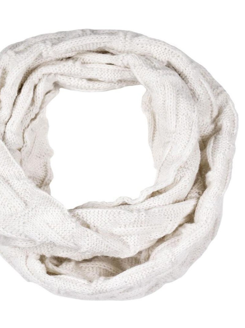 Ensemble Snood Bonnet Nora - Made in UE Blanc - Kiabi