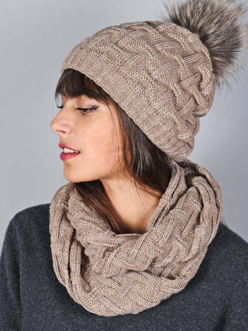 Ensemble Snood Bonnet Nora - Made in UE - Kiabi