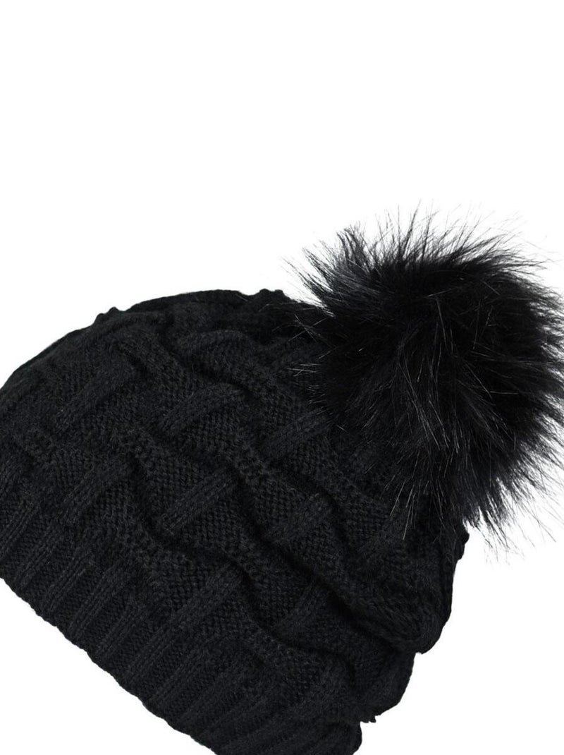 Ensemble Snood Bonnet Nora - Made in UE Noir - Kiabi