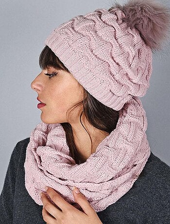 Ensemble Snood Bonnet Nora - Made in UE