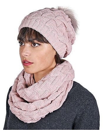 Ensemble Snood Bonnet Nora - Made in UE