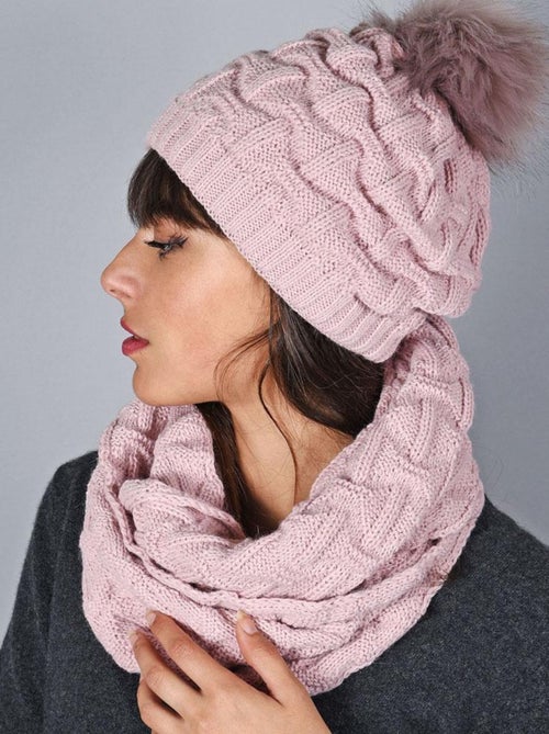 Ensemble Snood Bonnet Nora - Made in UE - Kiabi