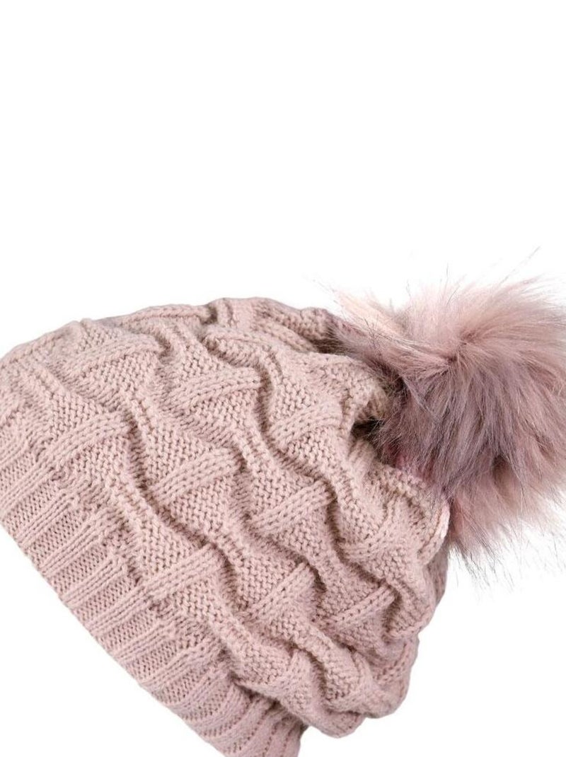 Ensemble Snood Bonnet Nora - Made in UE Rose - Kiabi