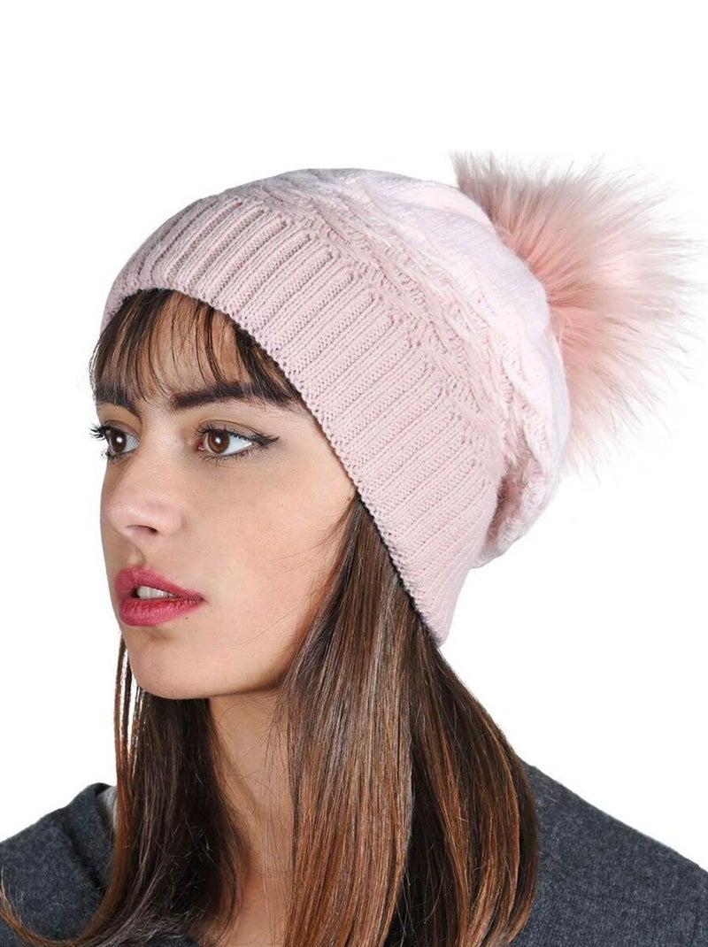 Ensemble Snood Bonnet Optima - Made in UE Rose - Kiabi