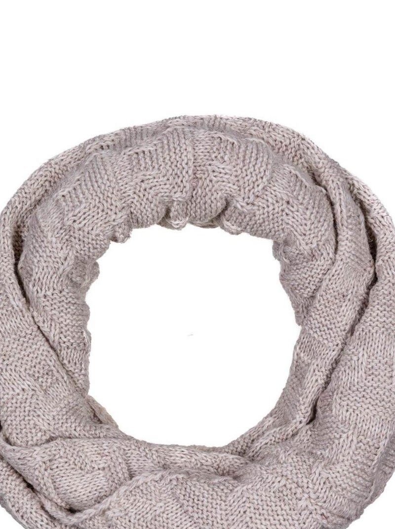 Ensemble Snood Bonnet Wiska - Made in UE Beige - Kiabi