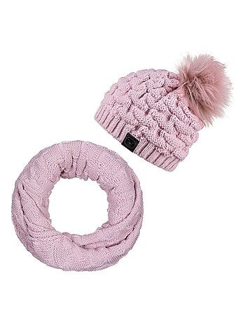 Ensemble Snood Bonnet Wiska - Made in UE