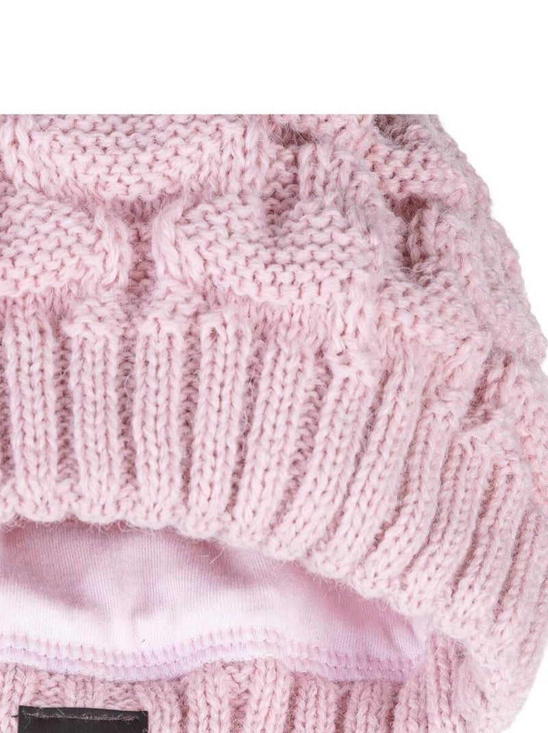 Ensemble Snood Bonnet Wiska - Made in UE Rose - Kiabi