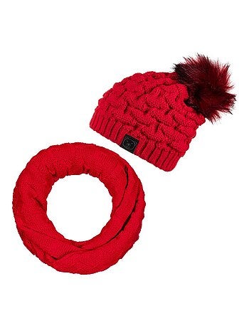 Ensemble Snood Bonnet Wiska - Made in UE
