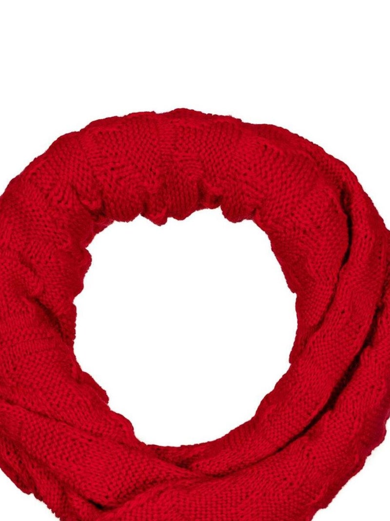 Ensemble Snood Bonnet Wiska - Made in UE Rouge - Kiabi