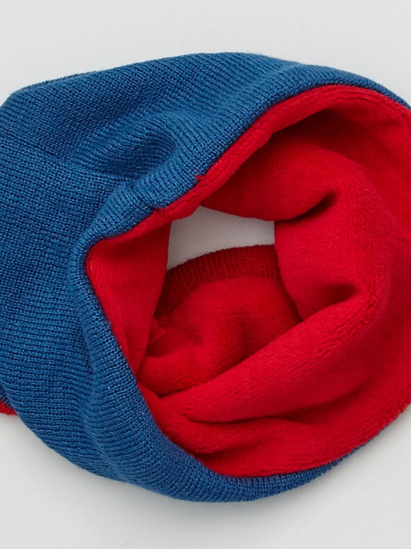 Ensemble Snood + gants + bonnet 'Pat' Patrouille' - bleu - Kiabi - 13.00€