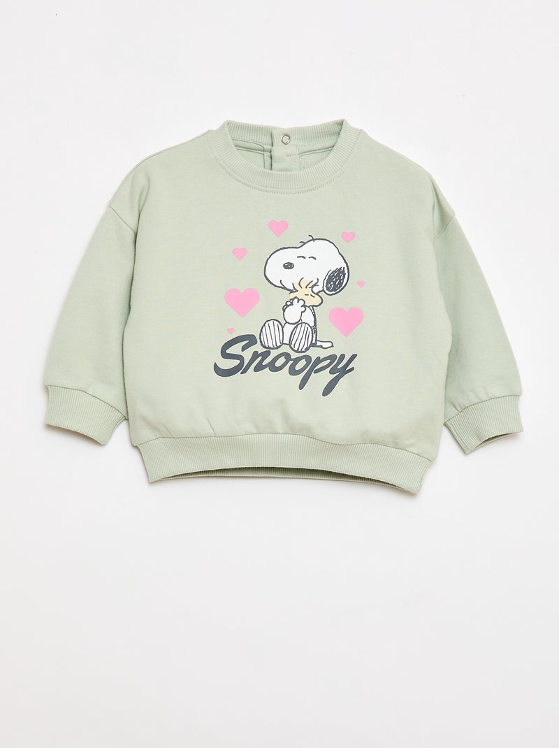 Ensemble 'Snoopy' 2 pièces Sweat-shirt + legging Bleu - Kiabi