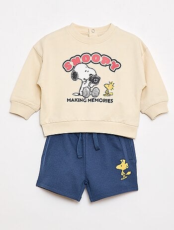 Ensemble 'Snoopy' 2 pièces sweat + short