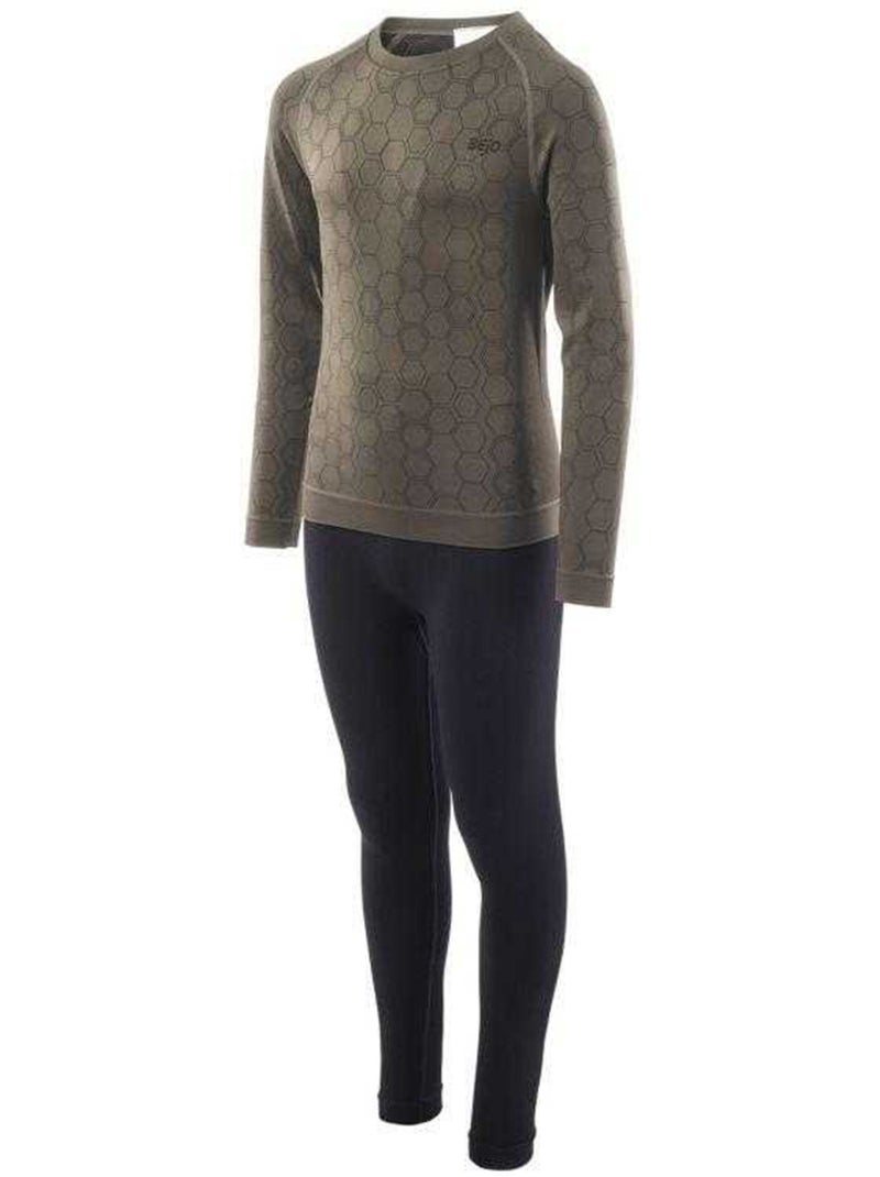 Ensemble sous-vêtements thermiques grar - bejo Noir Vert - Kiabi