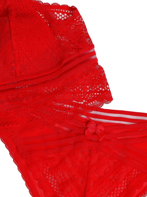 Ensemble soutien-gorge triangle et slip Gift - Kiabi