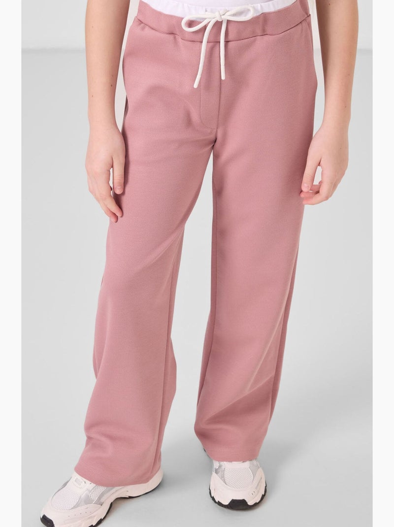 Ensemble sport coton polyester tommy Vieux rose - Kiabi