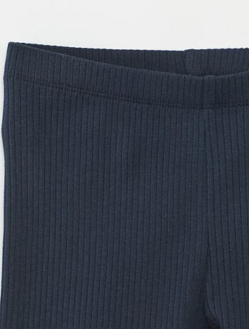 Ensemble sport débardeur + cycliste côtelé - 2 pièces