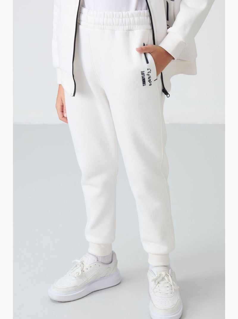 Ensemble sport enfant tommy Blanc Bleu - Kiabi