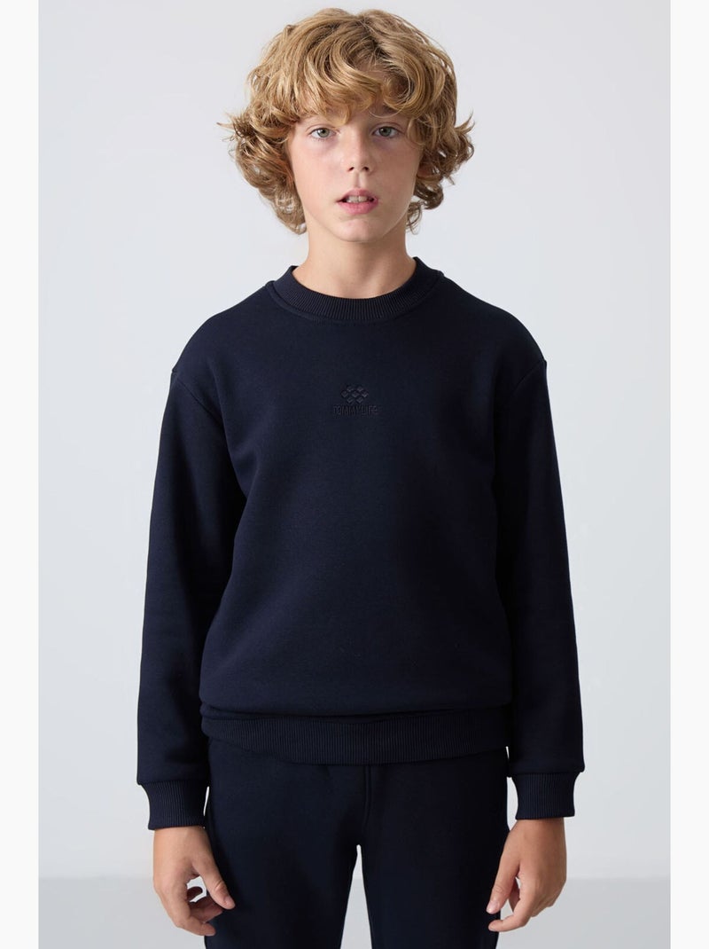 Ensemble sport enfant tommy Bleu marine - Kiabi