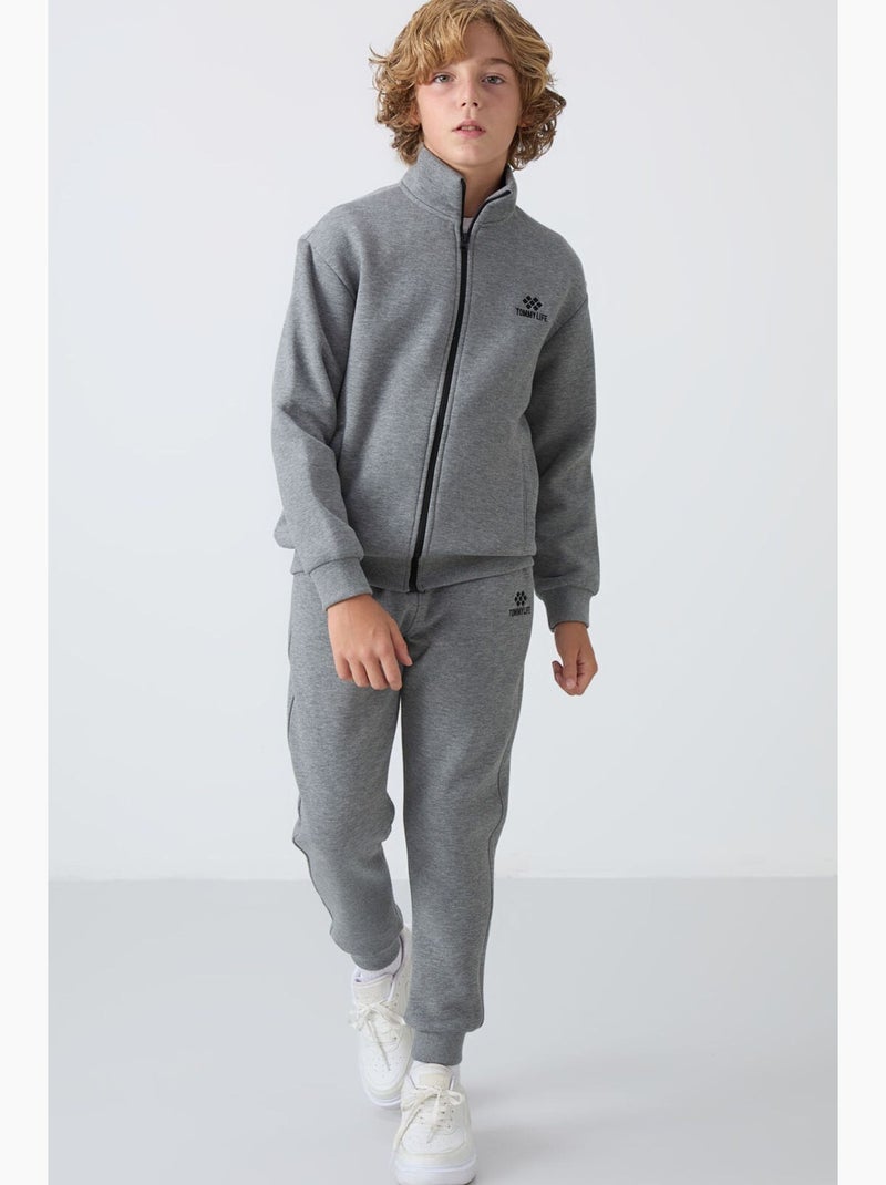 Ensemble sport enfant tommy Gris - Kiabi
