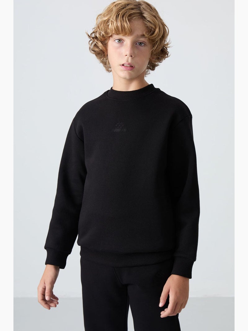 Ensemble sport enfant tommy Noir - Kiabi