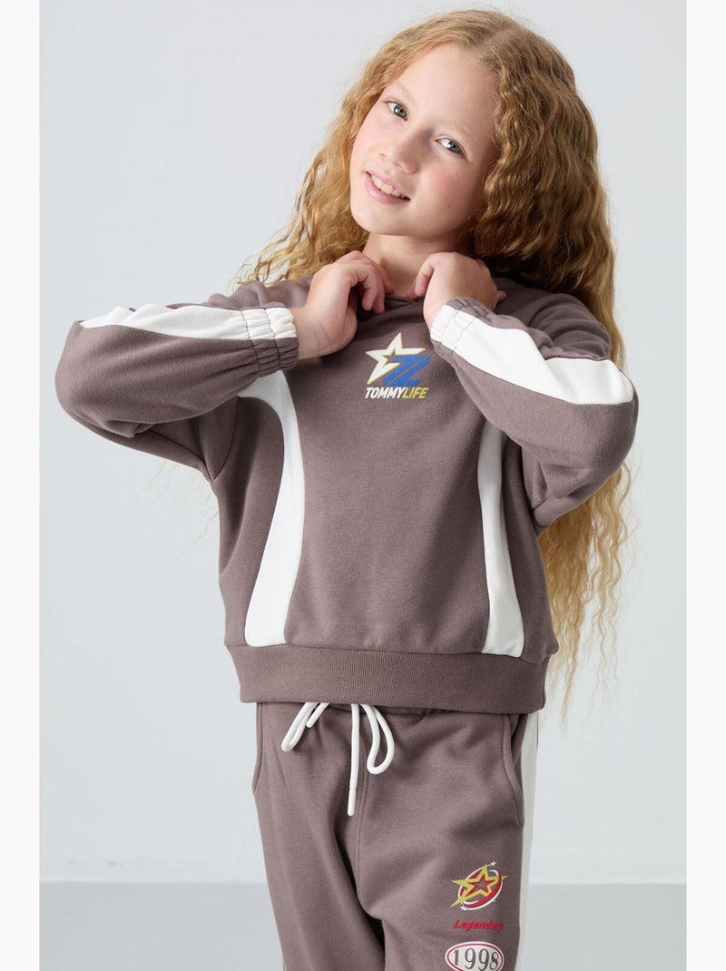 Ensemble sport tommy Blanc Marron - Kiabi
