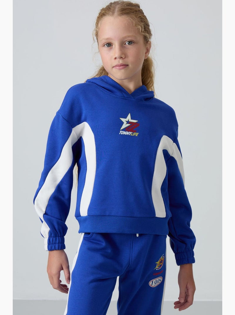 Ensemble sport tommy Bleu Blanc - Kiabi
