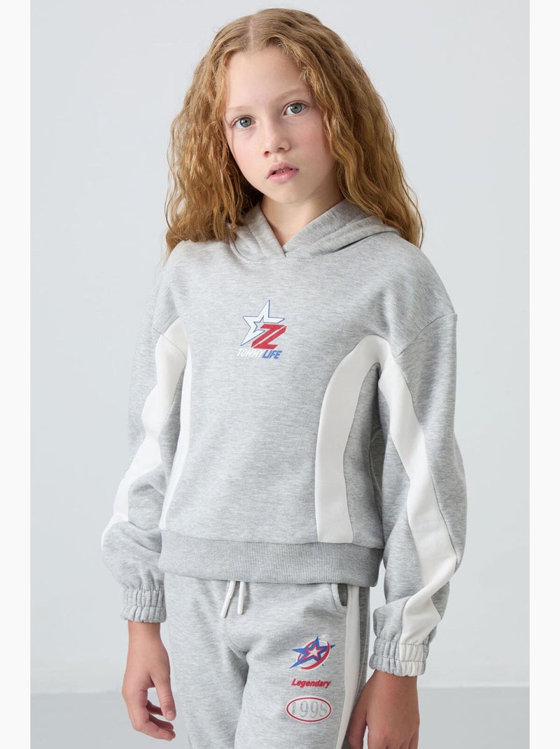 Ensemble sport tommy Gris clair - Kiabi