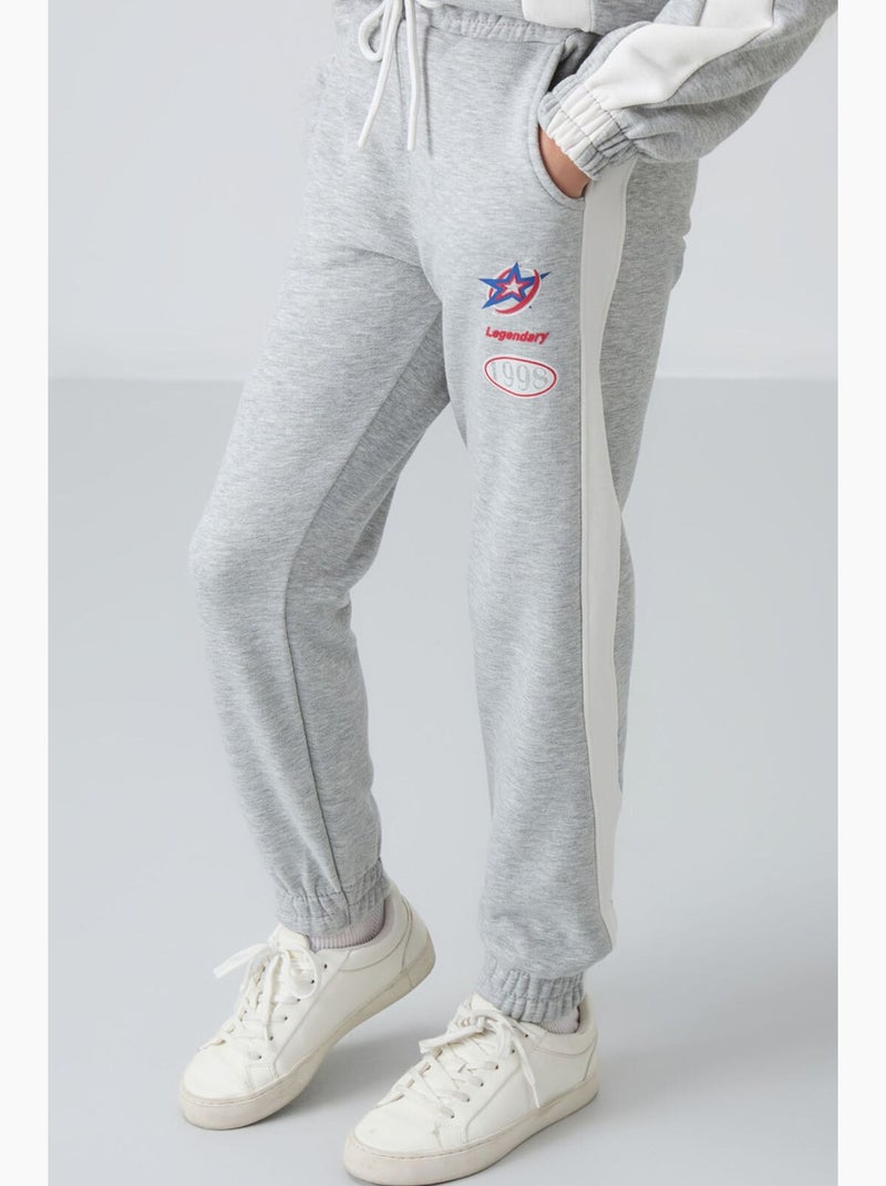 Ensemble sport tommy Gris clair - Kiabi