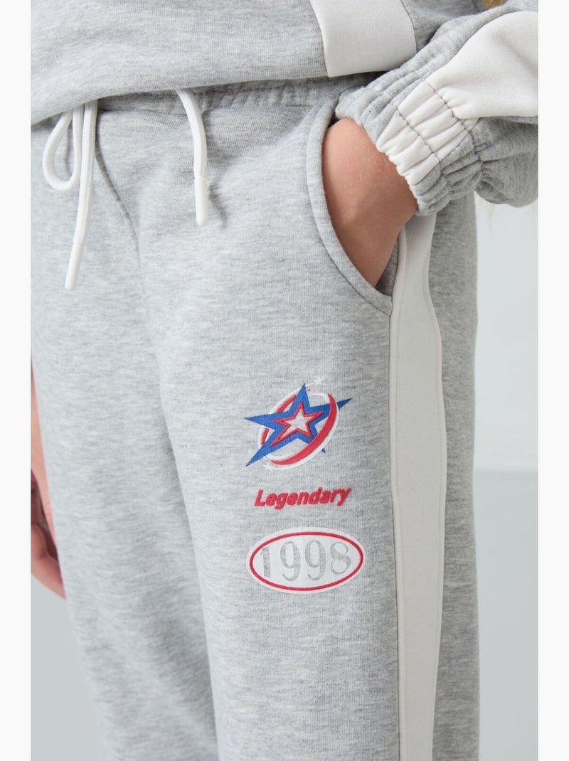 Ensemble sport tommy Gris clair - Kiabi