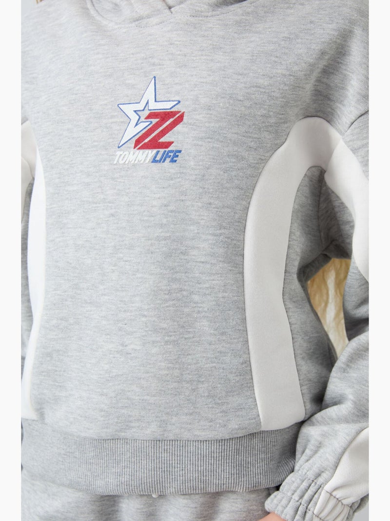 Ensemble sport tommy Gris clair - Kiabi